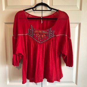Free People Peasant Blouse